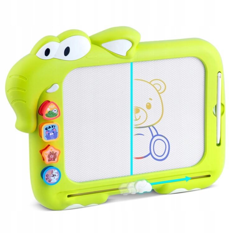 Detská magnetická tabuľa na kreslenie RK-823, zelená | Ricokids