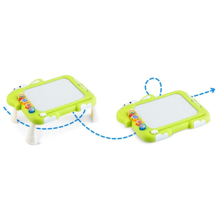 Detská magnetická tabuľa na kreslenie RK-823, zelená | Ricokids