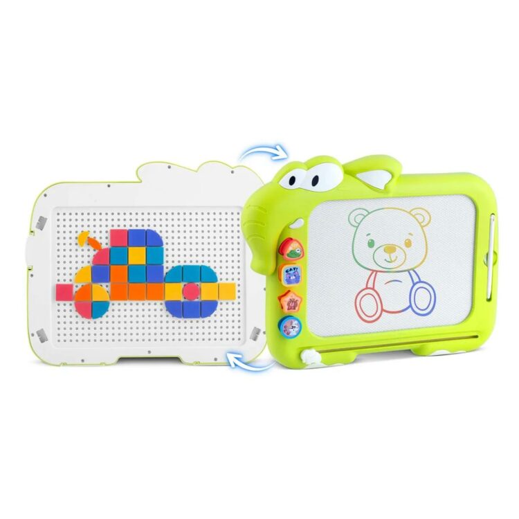 Detská magnetická tabuľa na kreslenie RK-823, zelená | Ricokids