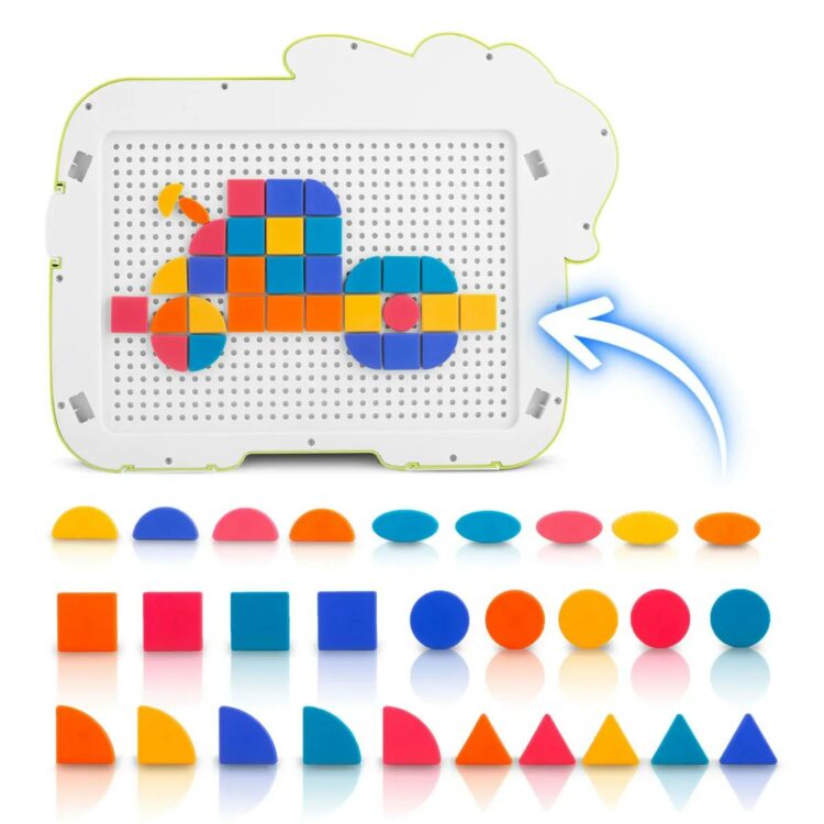 Detská magnetická tabuľa na kreslenie RK-823, zelená | Ricokids