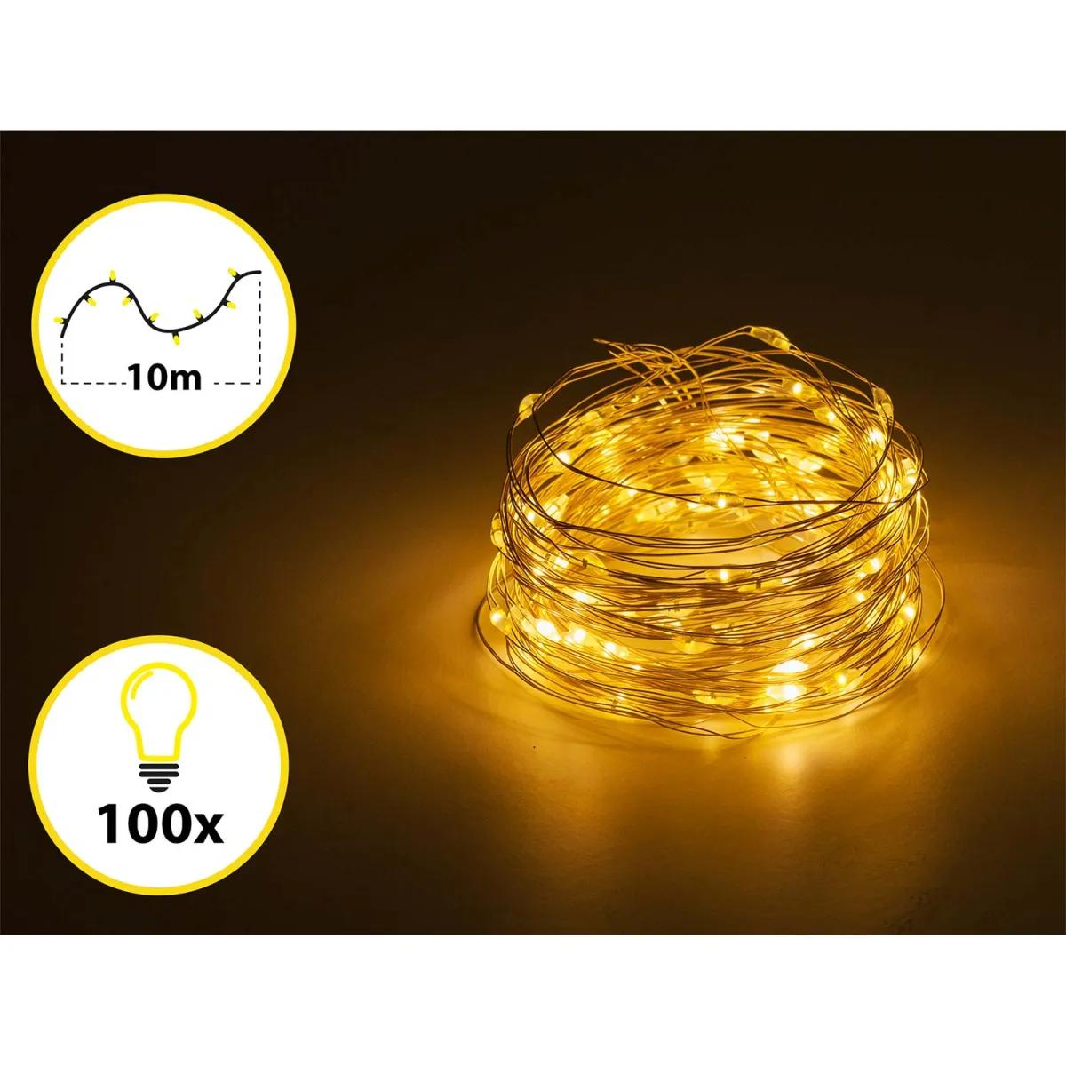 Vianočné osvetlenie, 100LED | 10 metrov Vianočné osvetlenie, 100LED | 10 metrov