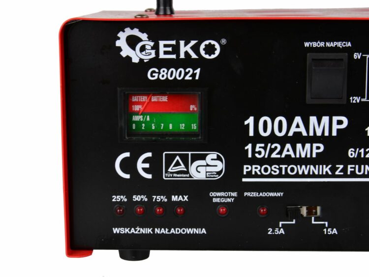 Autonabíjačka so štartérom, 100A, 6/12V | GEKO