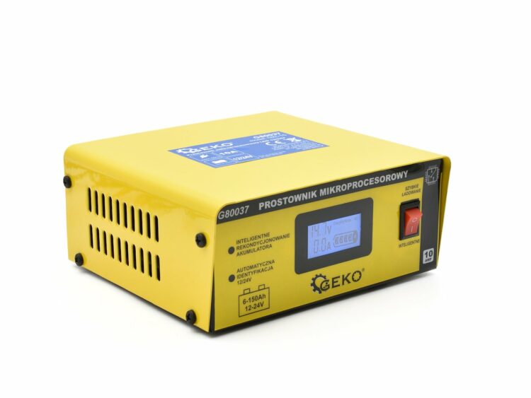 Nabíjačka autobatérií, mikroprocesorová, 12/24V | GEKO