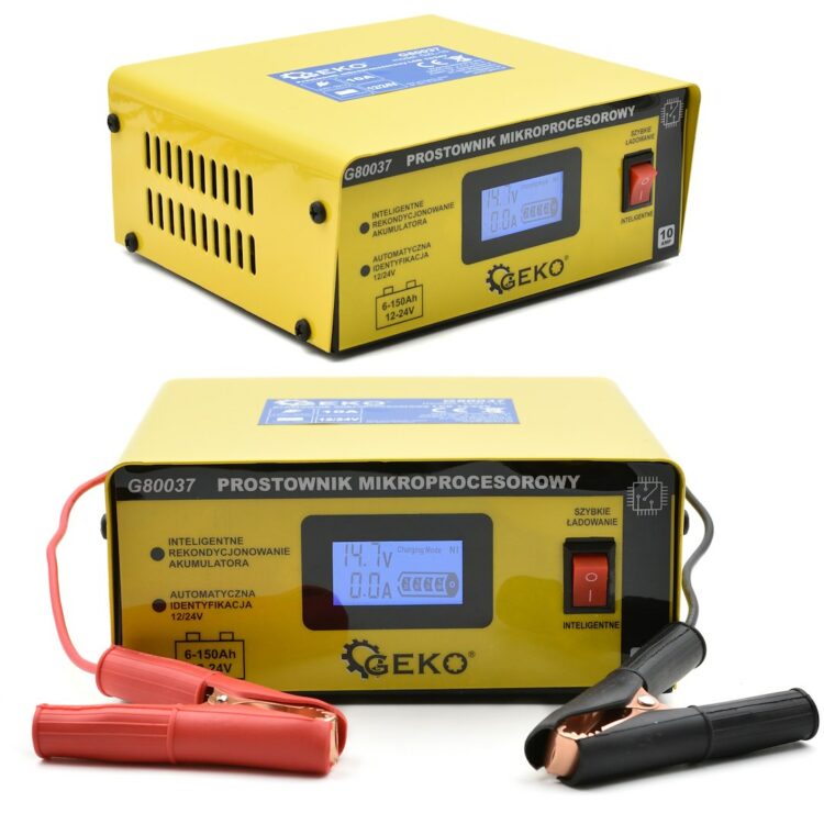 Nabíjačka autobatérií, mikroprocesorová, 12/24V | GEKO