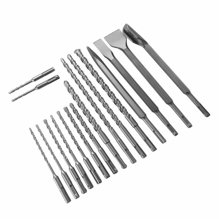 Sada vrtákov a dlát SDS+, 17ks | KD10068