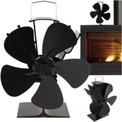 Krbový ventilátor, termoelektrický, 5-lopatkový | Kaminer