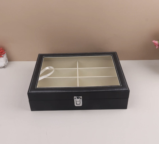 Organizér na okuliare, 8 priehradiek, čierny | Soulima Organizér na okuliare, 8 priehradiek, čierny | Soulima