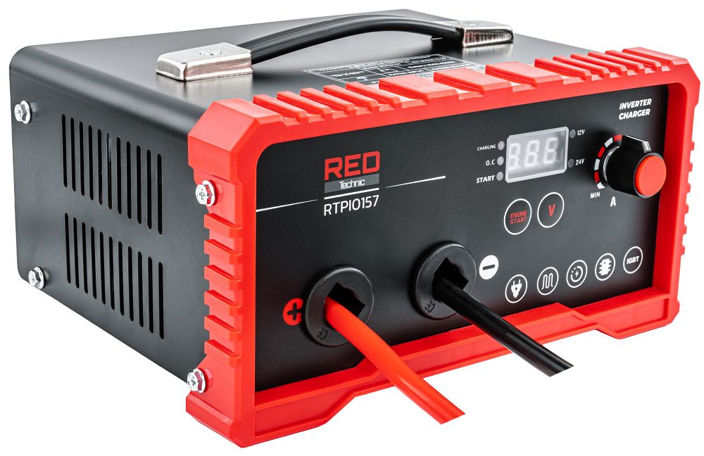 Invertorová nabíjačka autobatérií RTPI0167, 1450W | RED TECHNIC Invertorová nabíjačka autobatérií RTPI0167, 1450W | RED TECHNIC