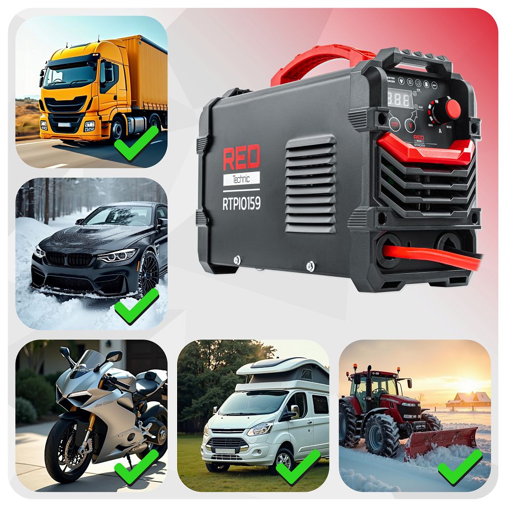 Invertorová nabíjačka autobatérií, RTPI0169, 6kW | RED TECHNIC Invertorová nabíjačka autobatérií, RTPI0169, 6kW | RED TECHNIC