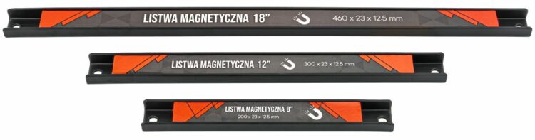 Magnetické lišty na náradie, 3ks | PM-LM-3T