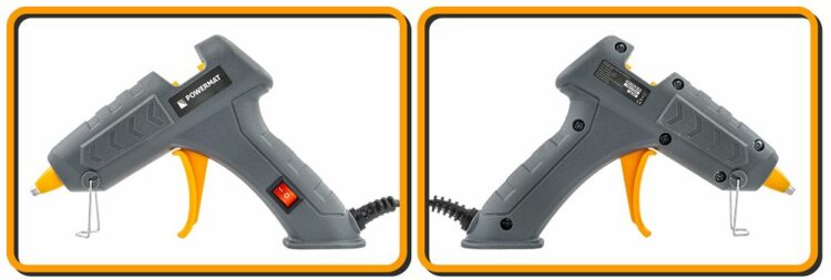 Tavná lepiaca pištoľ + 60 tyčiniek, 60W | PM-PDK-60T