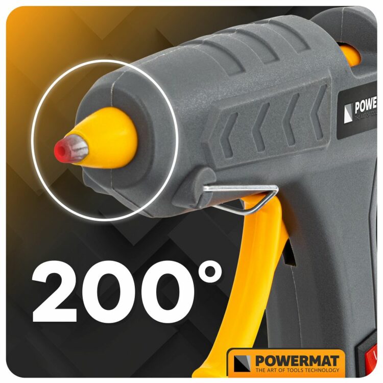 Tavná lepiaca pištoľ + 60 tyčiniek, 60W | PM-PDK-60T