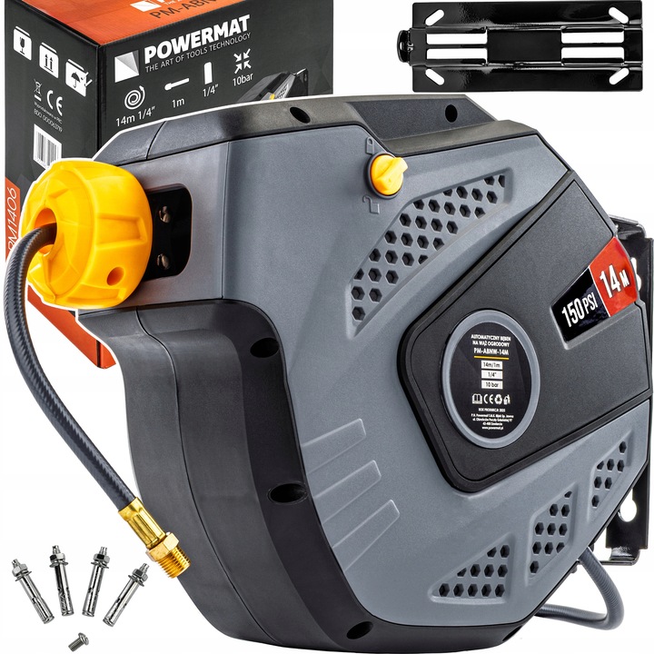 Automatický hadicový navijak, 14m | PM-ABNW-14M Automatický hadicový navijak, 14m | PM-ABNW-14M