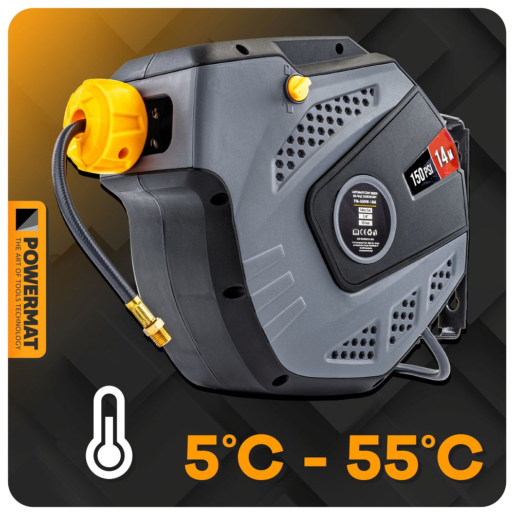 Automatický hadicový navijak, 14m | PM-ABNW-14M Automatický hadicový navijak, 14m | PM-ABNW-14M