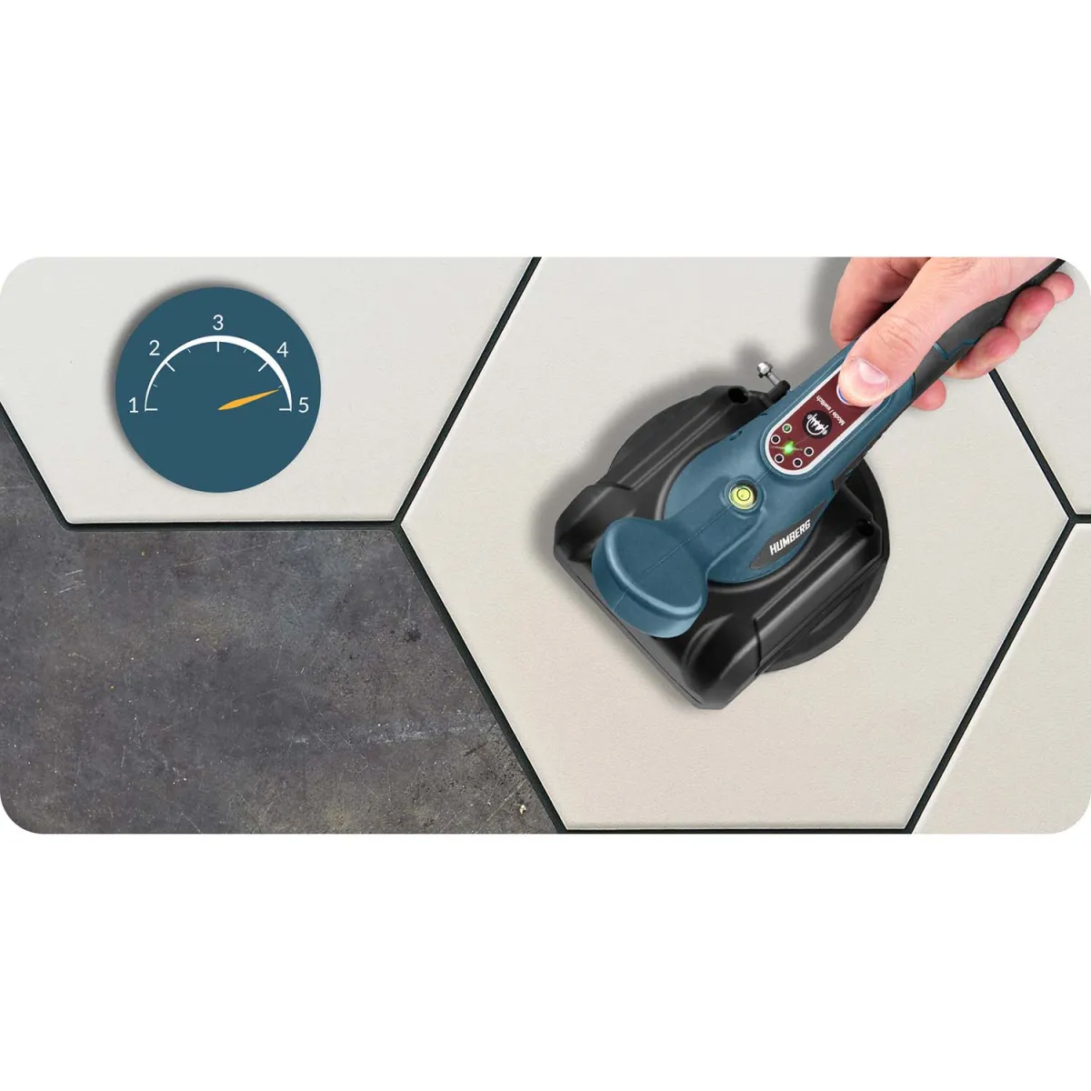 Vibračná vákuová prísavka na dlaždice HM-160, 100kg | Humberg Vibračná vákuová prísavka na dlaždice HM-160, 100kg | Humberg