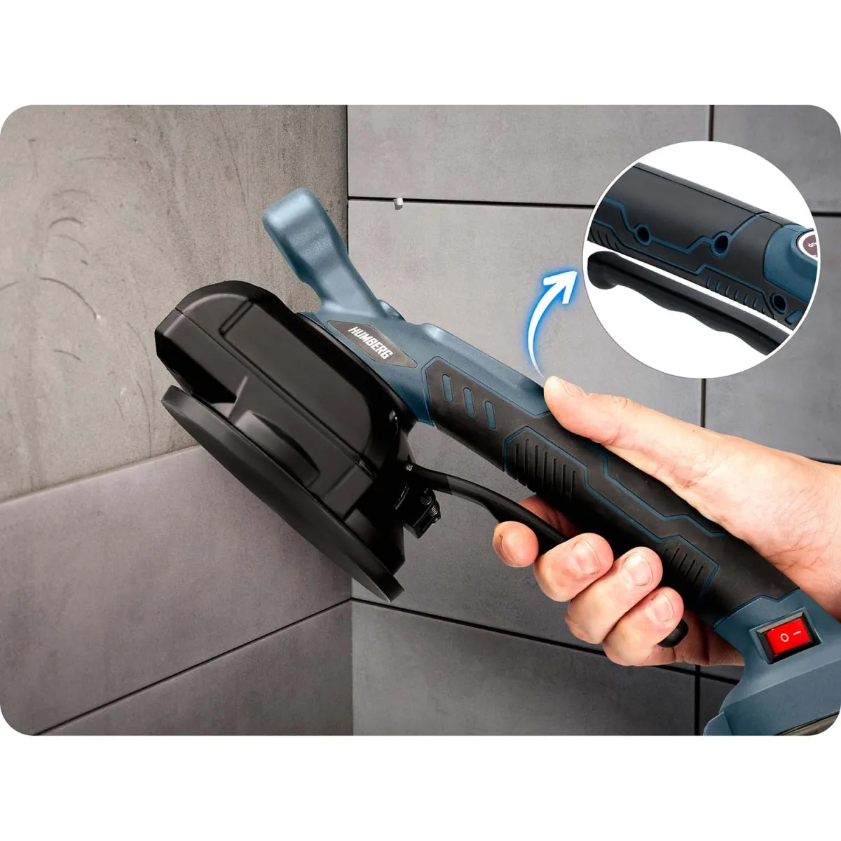 Vibračná vákuová prísavka na dlaždice HM-160, 100kg | Humberg Vibračná vákuová prísavka na dlaždice HM-160, 100kg | Humberg