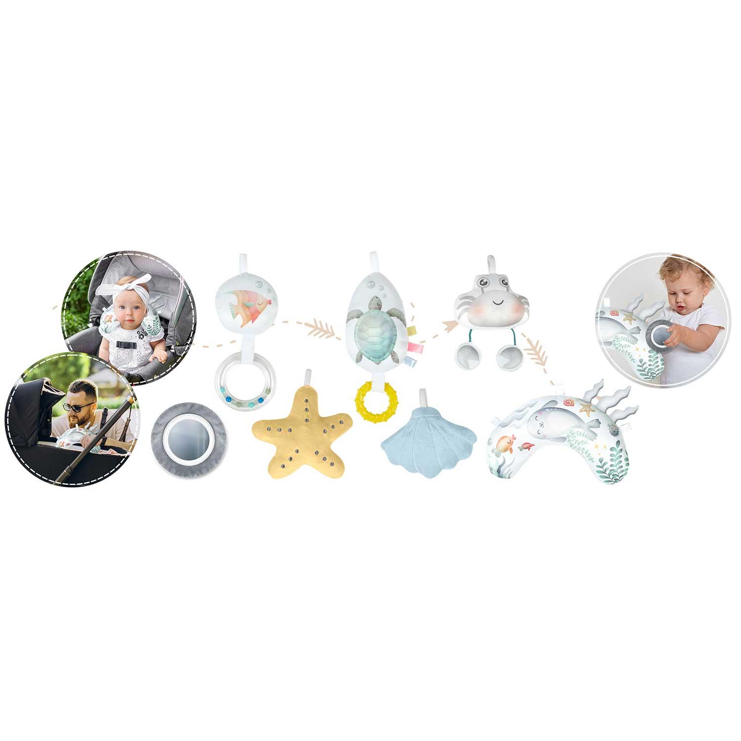 Interaktívna vzdelávacia podložka, oceán, modrá | Nukido Interaktívna vzdelávacia podložka, oceán, modrá | Nukido