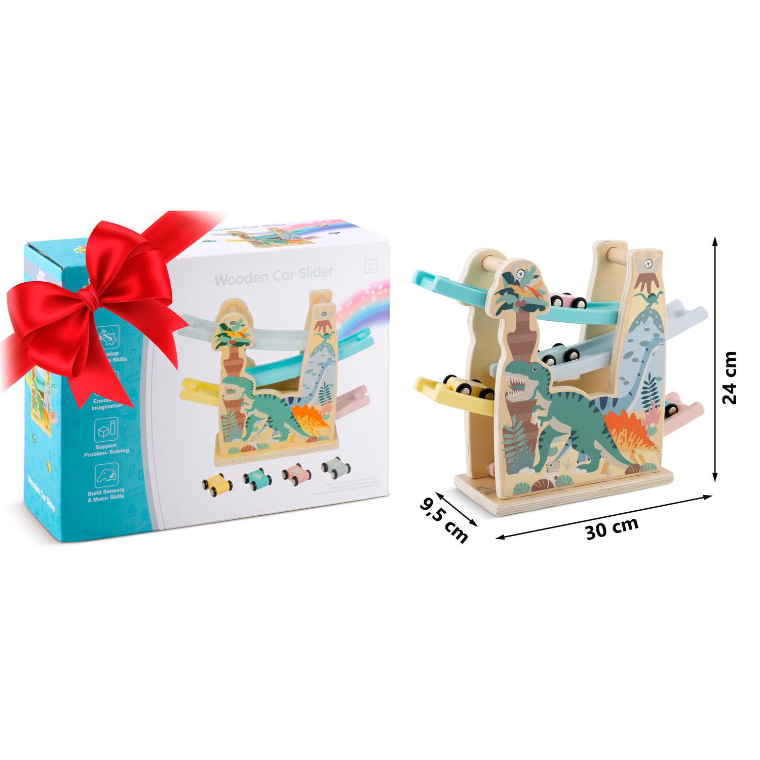 Drevená autodráha RK-867, dinosaury | Ricokids Drevená autodráha RK-867, dinosaury | Ricokids