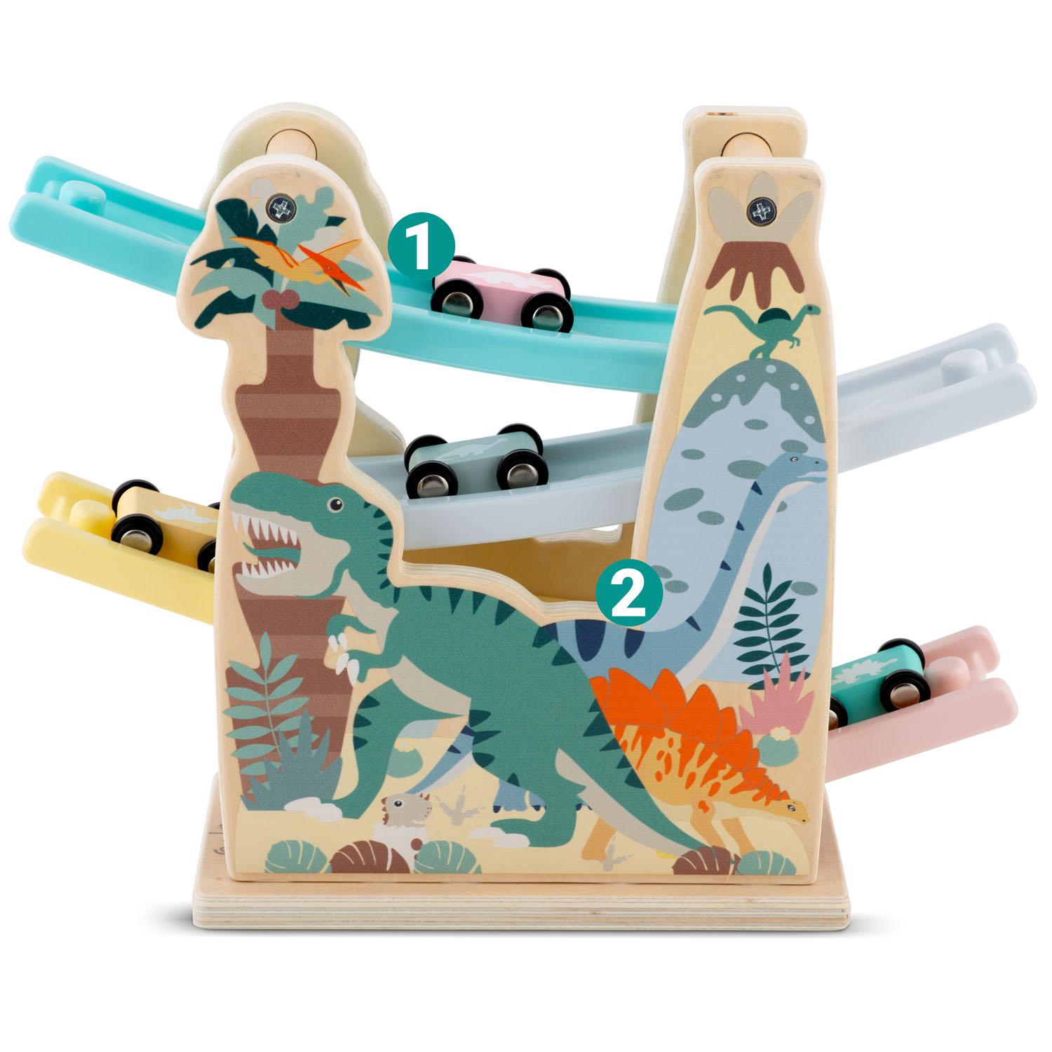 Drevená autodráha RK-867, dinosaury | Ricokids Drevená autodráha RK-867, dinosaury | Ricokids