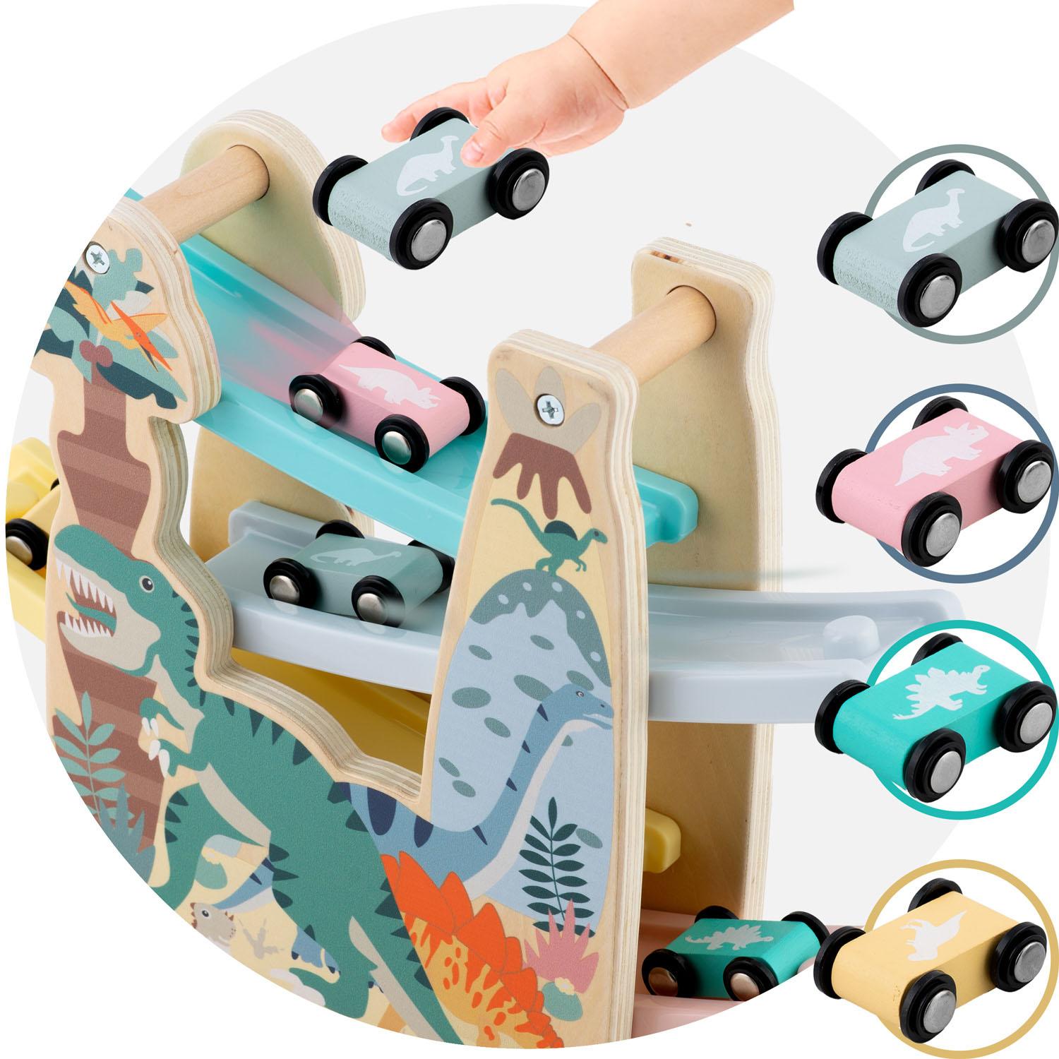 Drevená autodráha RK-867, dinosaury | Ricokids Drevená autodráha RK-867, dinosaury | Ricokids