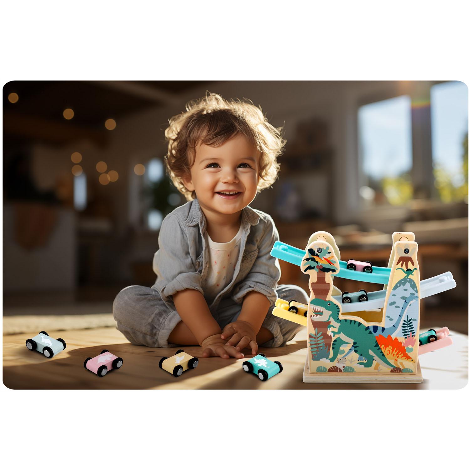 Drevená autodráha RK-867, dinosaury | Ricokids Drevená autodráha RK-867, dinosaury | Ricokids