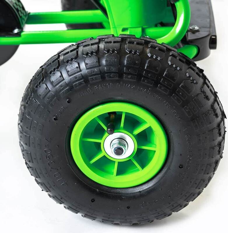 Detská motokára s ručnou brzdou, zelená, 30kg | COSTWAY Detská motokára s ručnou brzdou, zelená, 30kg | COSTWAY