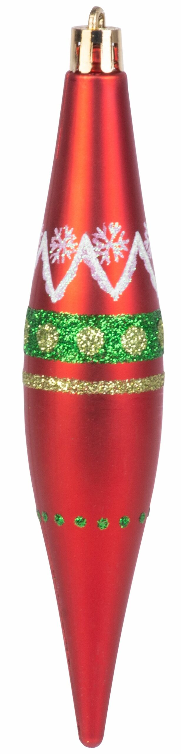 Vianočné ozdoby, 4ks, 3x15cm, červeno-zeleno-biele | MagicHome Vianočné ozdoby, 4ks, 3x15cm, červeno-zeleno-biele | MagicHome