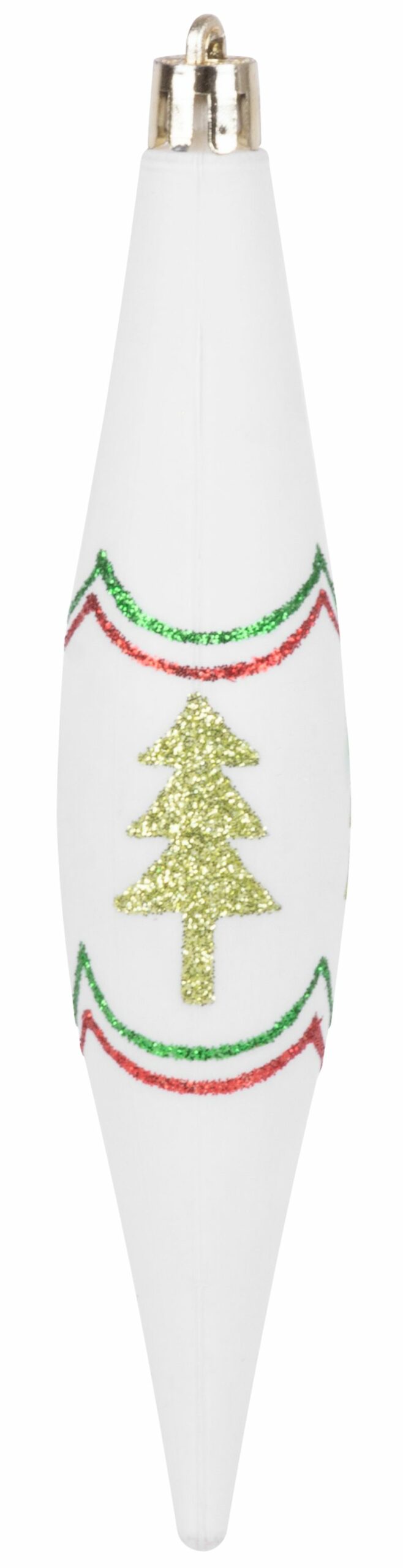 Vianočné ozdoby, 4ks, 3x15cm, červeno-zeleno-biele | MagicHome Vianočné ozdoby, 4ks, 3x15cm, červeno-zeleno-biele | MagicHome