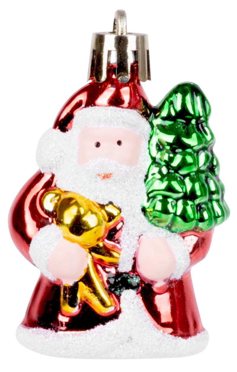 Vianočné ozdoby, santa, 6ks, 6cm | MagicHome Vianočné ozdoby, santa, 6ks, 6cm | MagicHome
