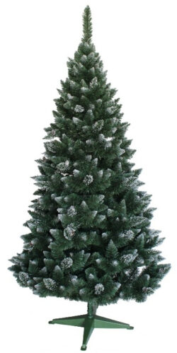Umelý vianočný stromček so šiškami Snehulienka | 180cm