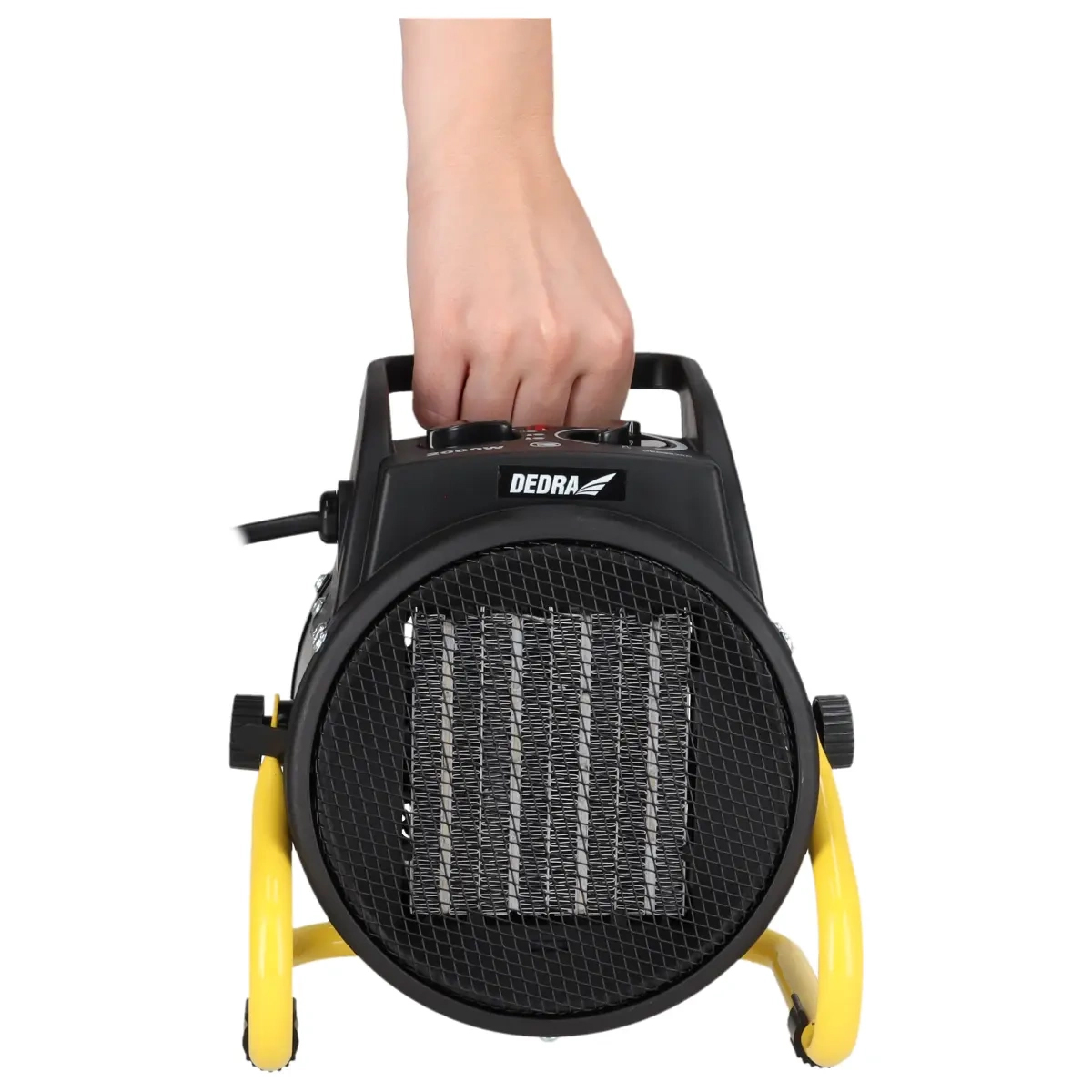 Elektrický ohrievač PTC, 2kW, okrúhly | DEDRA Elektrický ohrievač PTC, 2kW, okrúhly | DEDRA