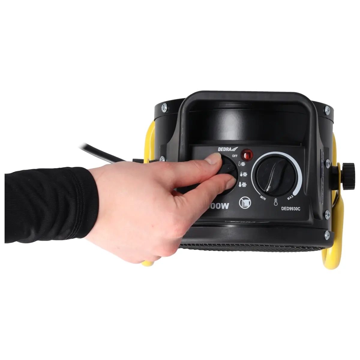 Elektrický ohrievač PTC, 2kW, okrúhly | DEDRA Elektrický ohrievač PTC, 2kW, okrúhly | DEDRA