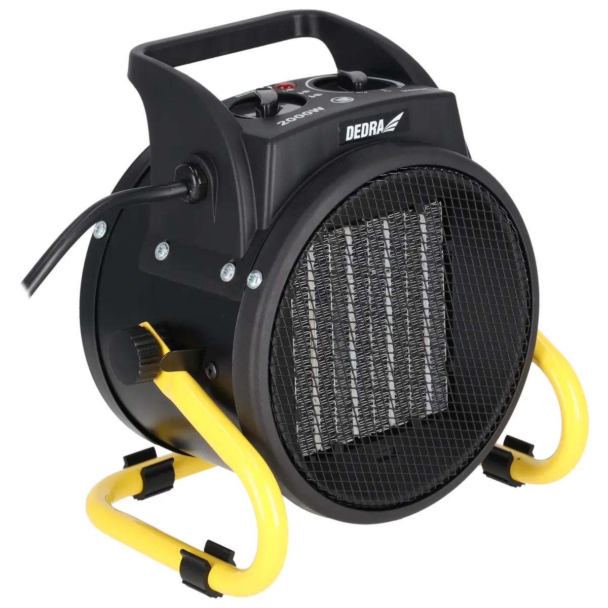 Elektrický ohrievač PTC, 2kW, okrúhly | DEDRA Elektrický ohrievač PTC, 2kW, okrúhly | DEDRA