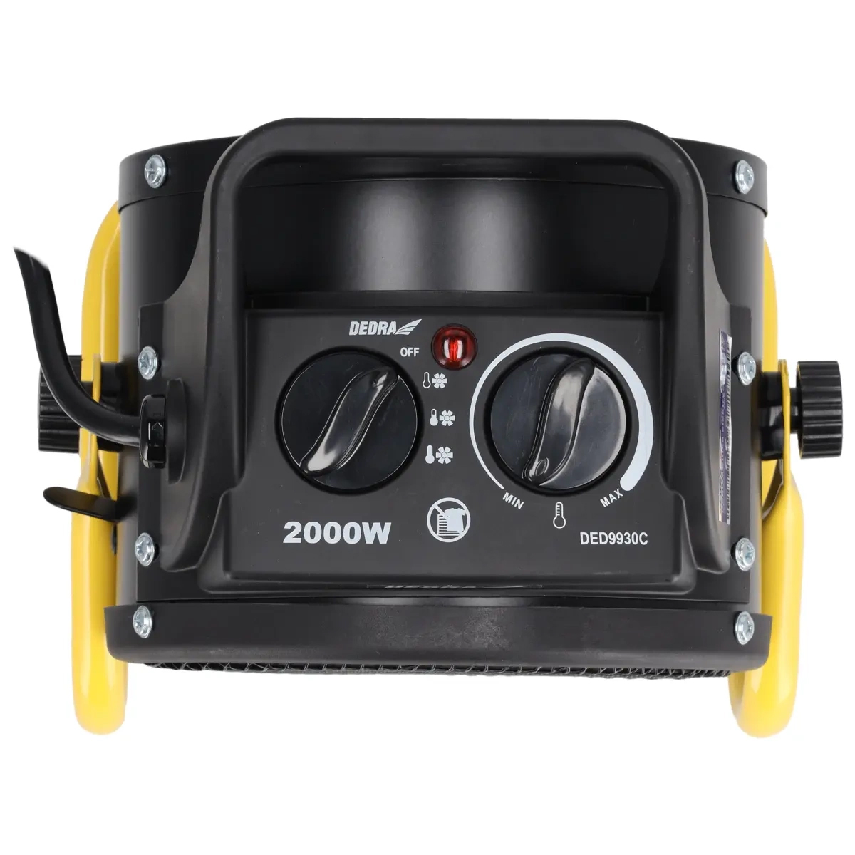 Elektrický ohrievač PTC, 2kW, okrúhly | DEDRA Elektrický ohrievač PTC, 2kW, okrúhly | DEDRA