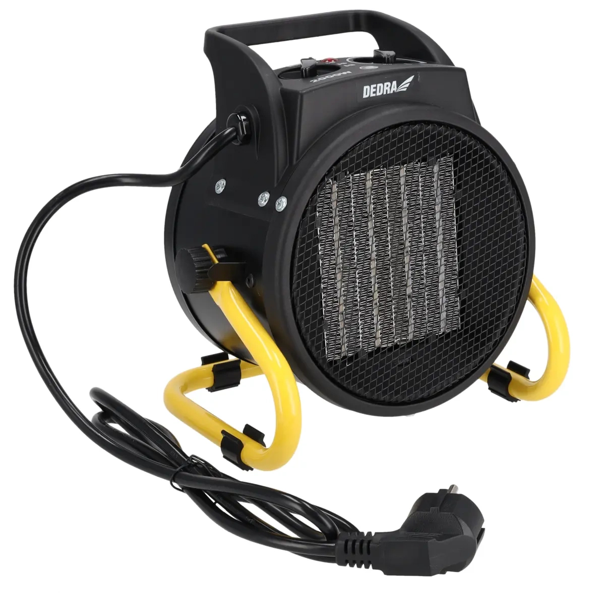 Elektrický ohrievač PTC, 2kW, okrúhly | DEDRA Elektrický ohrievač PTC, 2kW, okrúhly | DEDRA