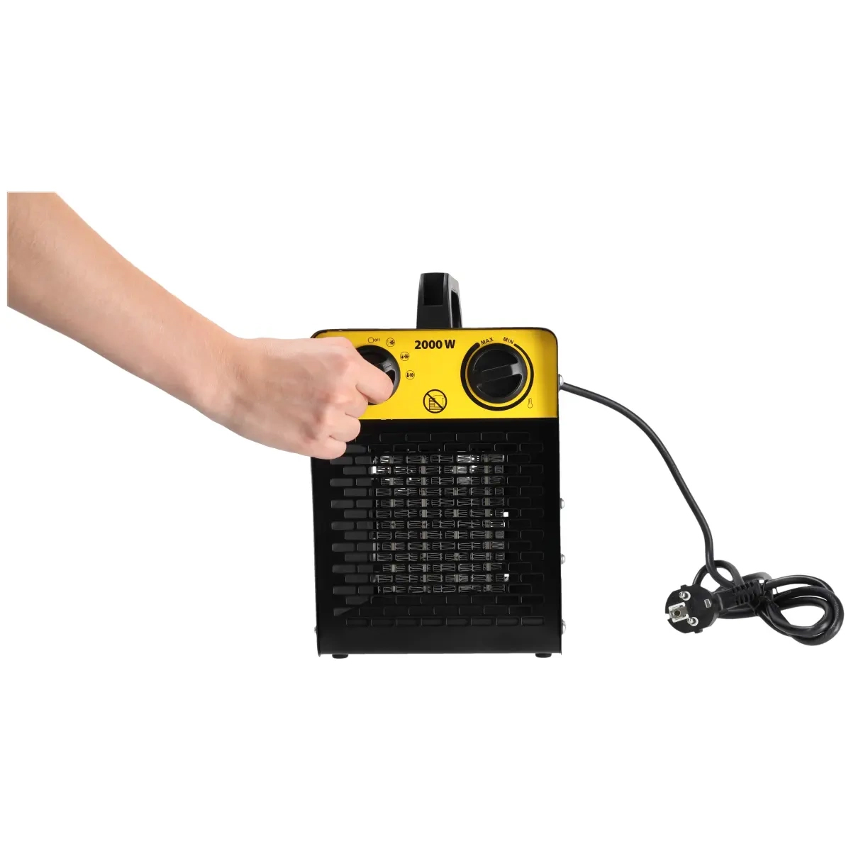 Elektrický ohrievač PTC, 2kW | DEDRA Elektrický ohrievač PTC, 2kW | DEDRA