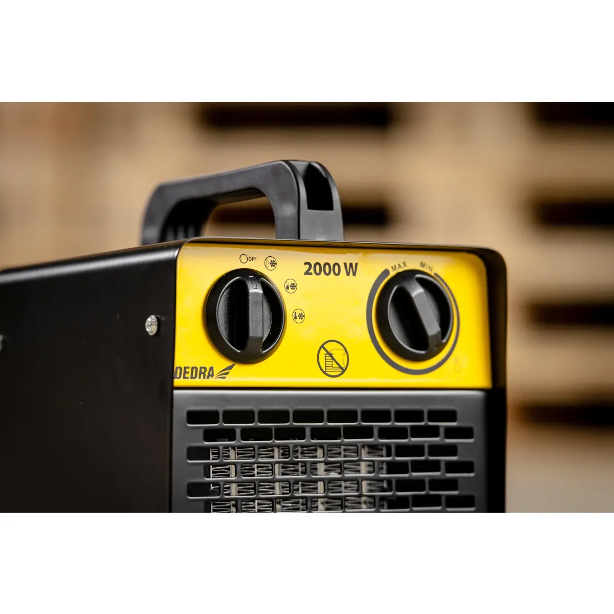 Elektrický ohrievač PTC, 2kW | DEDRA Elektrický ohrievač PTC, 2kW | DEDRA