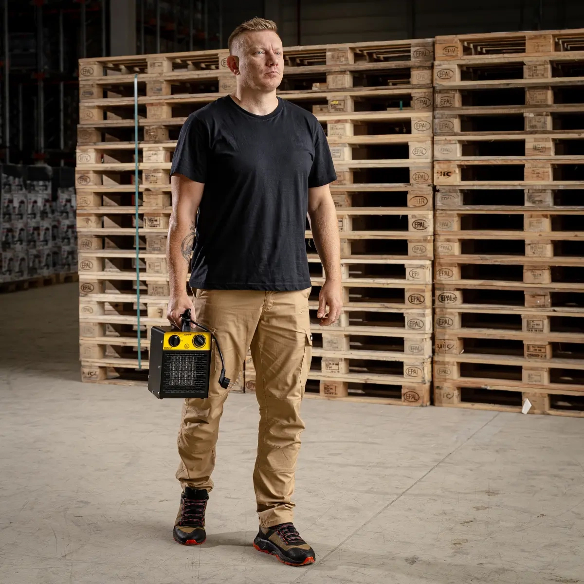 Elektrický ohrievač PTC, 2kW | DEDRA Elektrický ohrievač PTC, 2kW | DEDRA