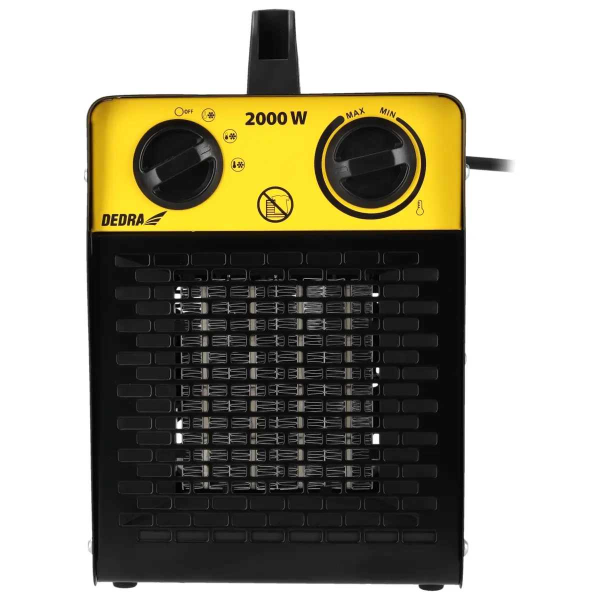 Elektrický ohrievač PTC, 2kW | DEDRA Elektrický ohrievač PTC, 2kW | DEDRA