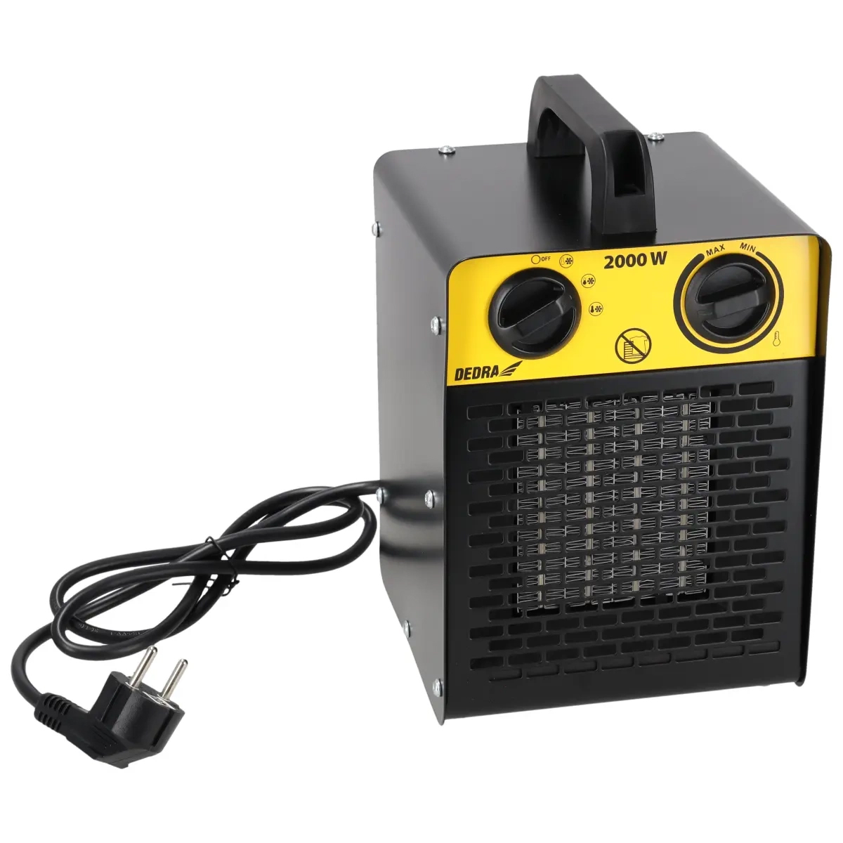 Elektrický ohrievač PTC, 2kW | DEDRA Elektrický ohrievač PTC, 2kW | DEDRA