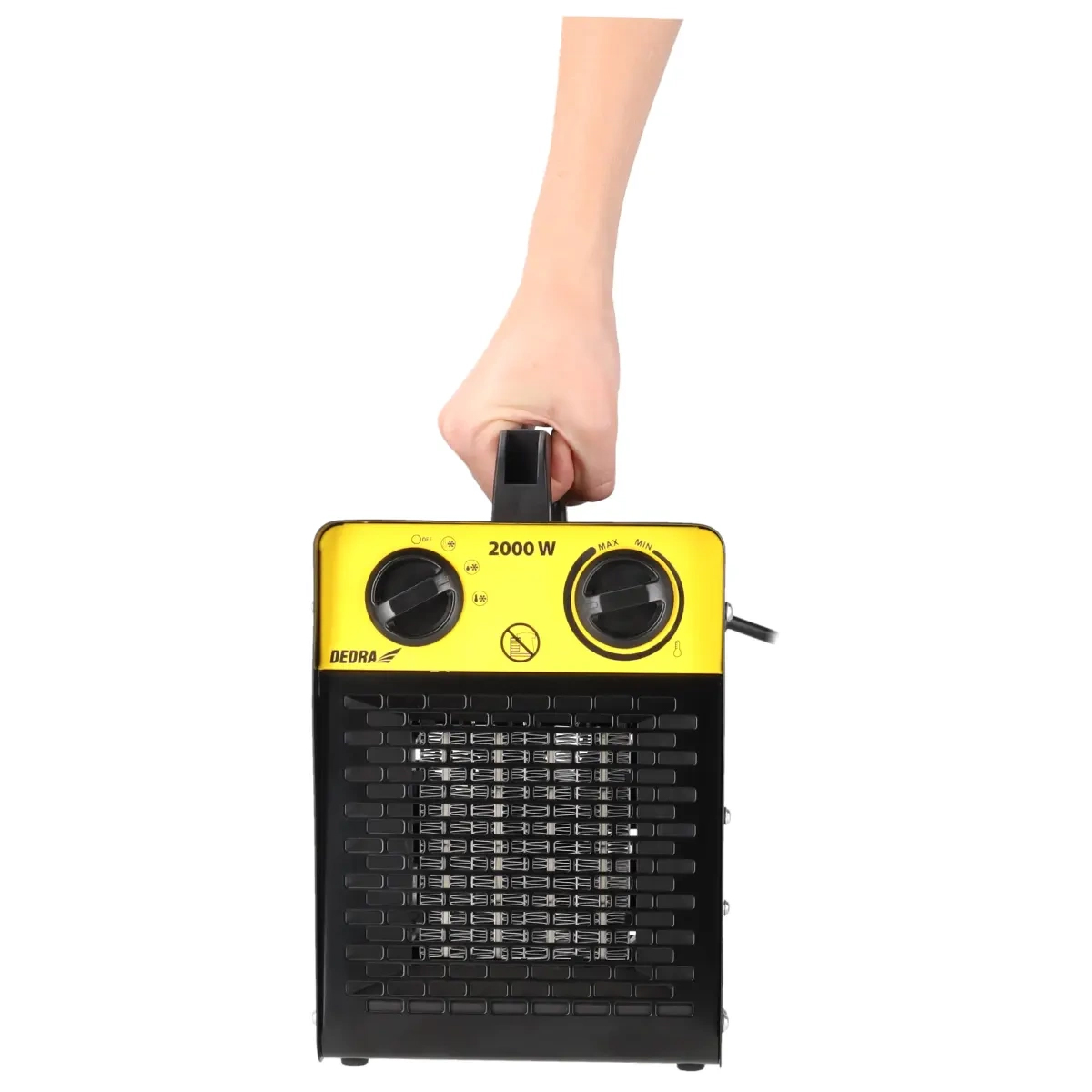 Elektrický ohrievač PTC, 2kW | DEDRA Elektrický ohrievač PTC, 2kW | DEDRA