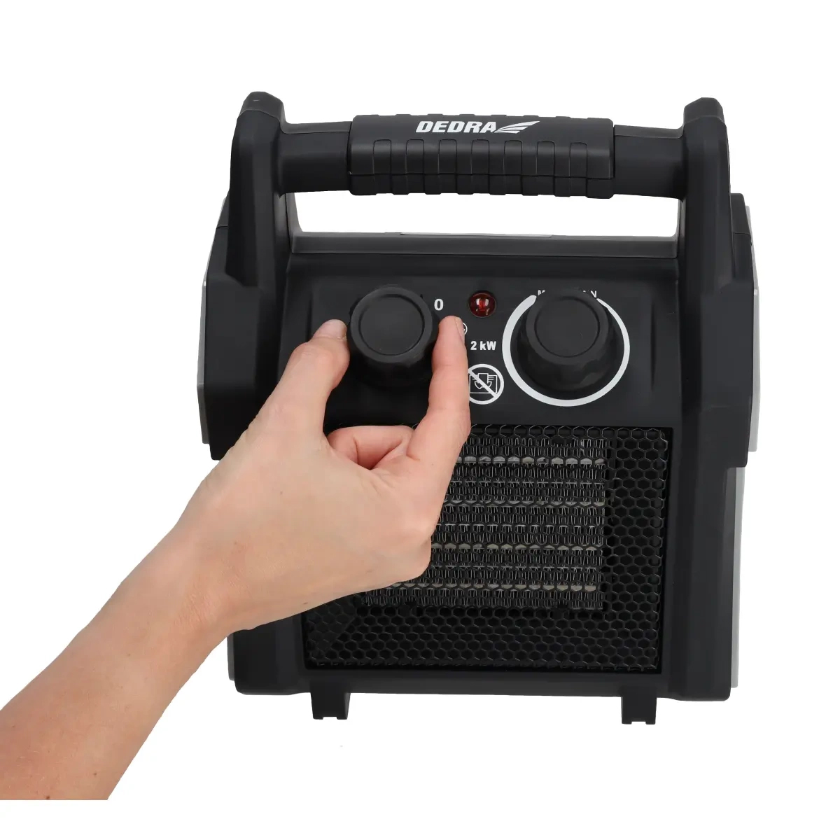 Elektrický ohrievač PTC, 2,0kW | DEDRA Elektrický ohrievač PTC, 2,0kW | DEDRA