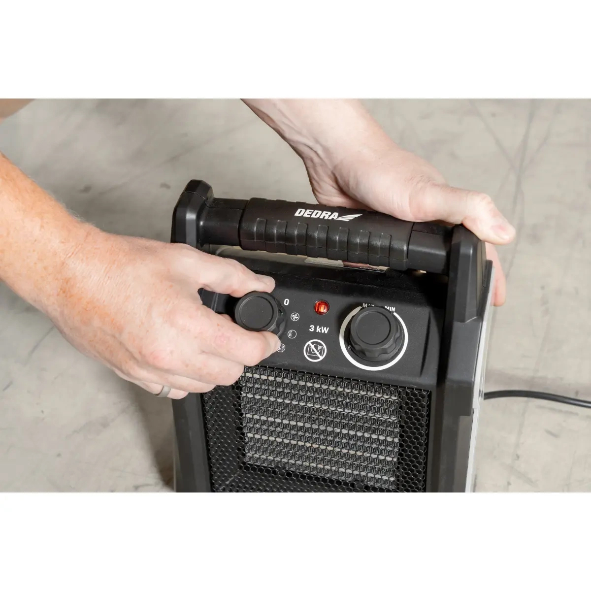 Elektrický ohrievač PTC, 3,0kW | DEDRA Elektrický ohrievač PTC, 3,0kW | DEDRA