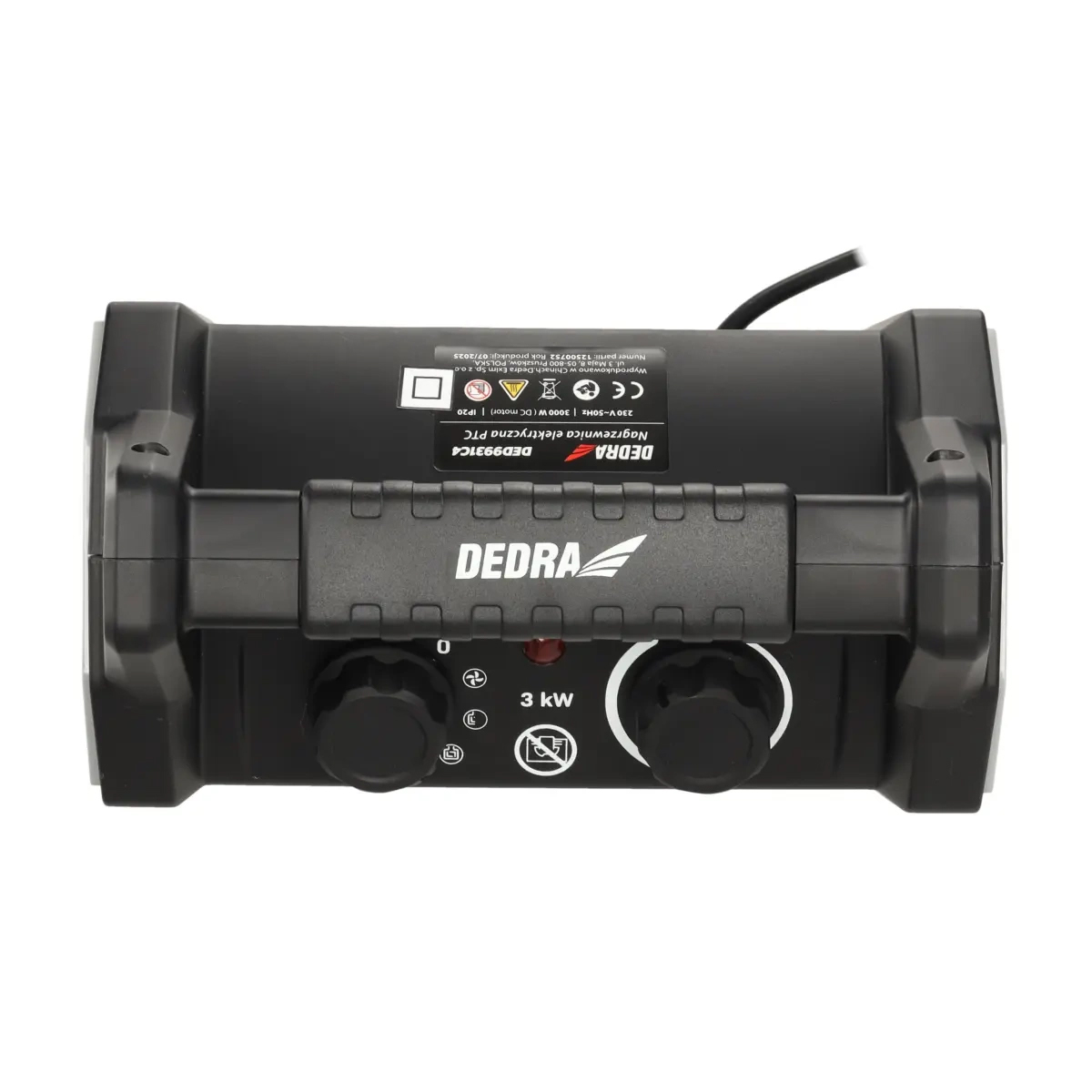 Elektrický ohrievač PTC, 3,0kW | DEDRA Elektrický ohrievač PTC, 3,0kW | DEDRA