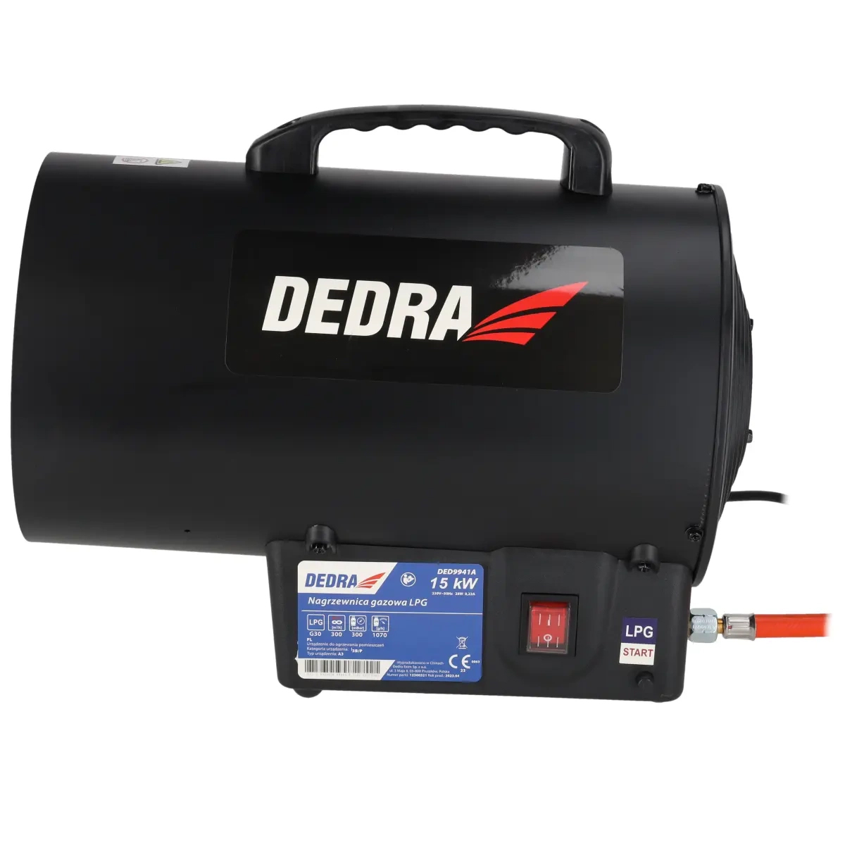 Plynový ohrievač, 17kW | DEDRA Plynový ohrievač, 17kW | DEDRA