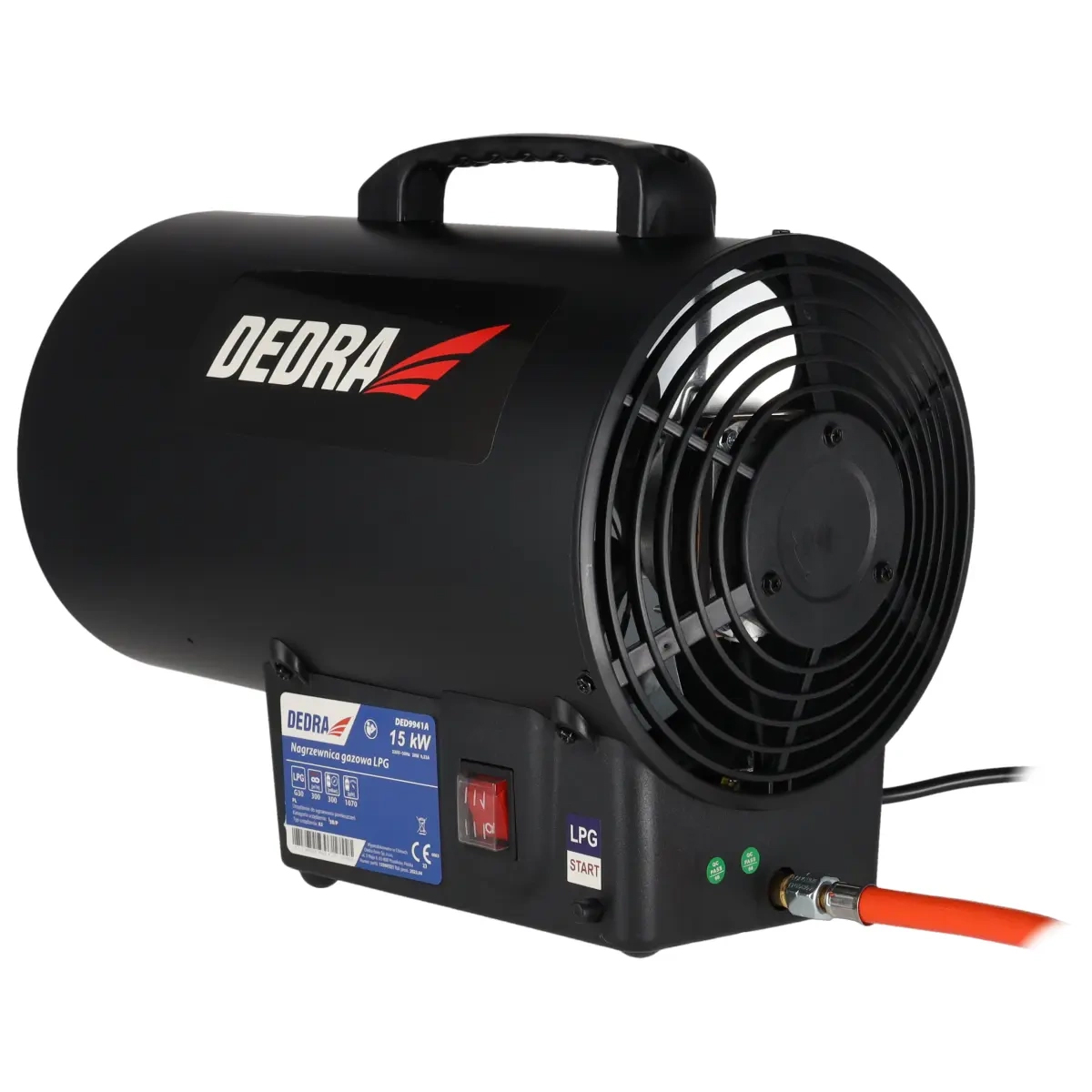 Plynový ohrievač, 17kW | DEDRA Plynový ohrievač, 17kW | DEDRA