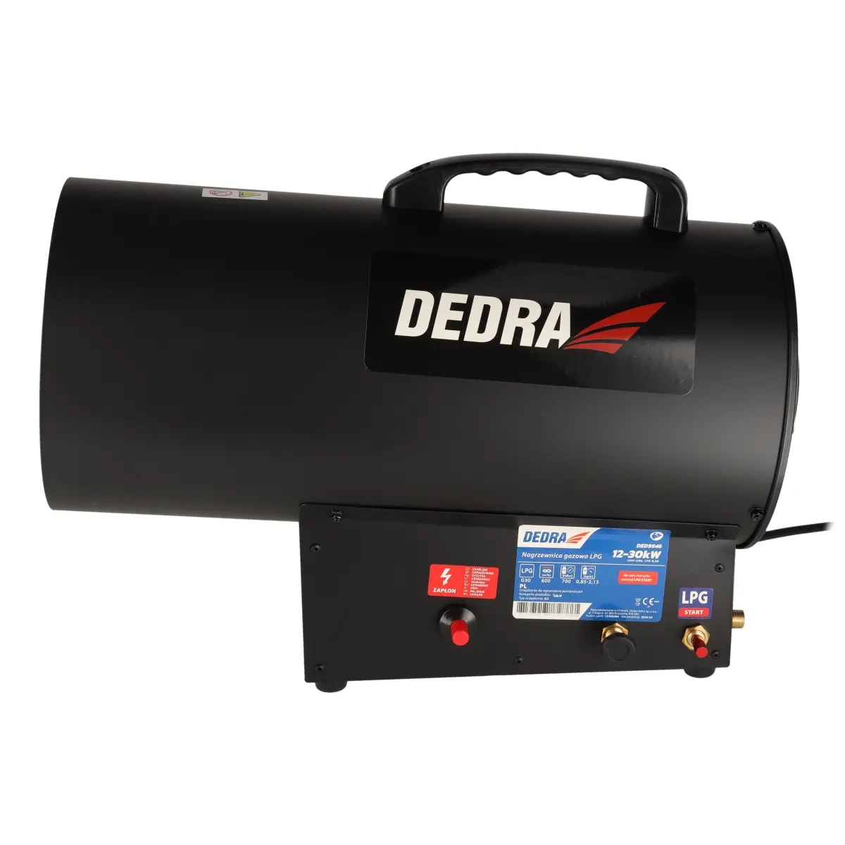 Plynový ohrievač, 12-30kW | DEDRA Plynový ohrievač, 12-30kW | DEDRA