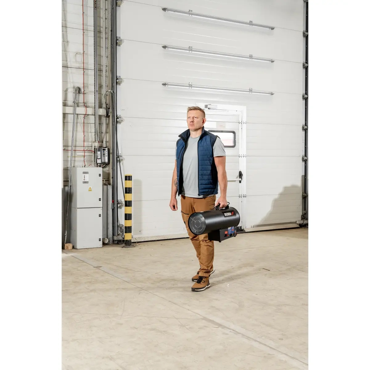 Plynový ohrievač, 20-55kW | DEDRA Plynový ohrievač, 20-55kW | DEDRA