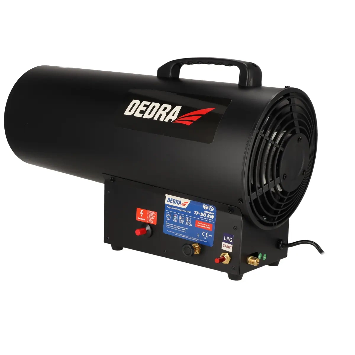 Plynový ohrievač, 20-55kW | DEDRA Plynový ohrievač, 20-55kW | DEDRA