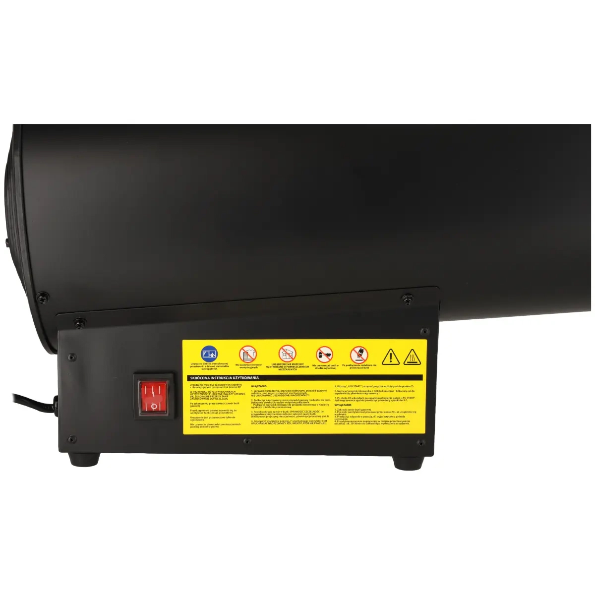 Plynový ohrievač, 20-55kW | DEDRA Plynový ohrievač, 20-55kW | DEDRA